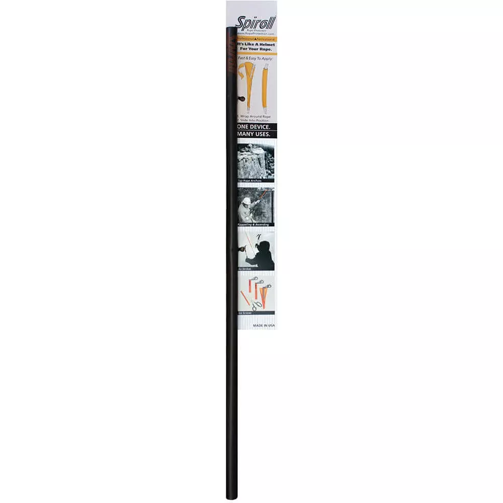Spiroll Rope Protector Black f/Lines 1/2" & Greater - SPL-24-B-RP