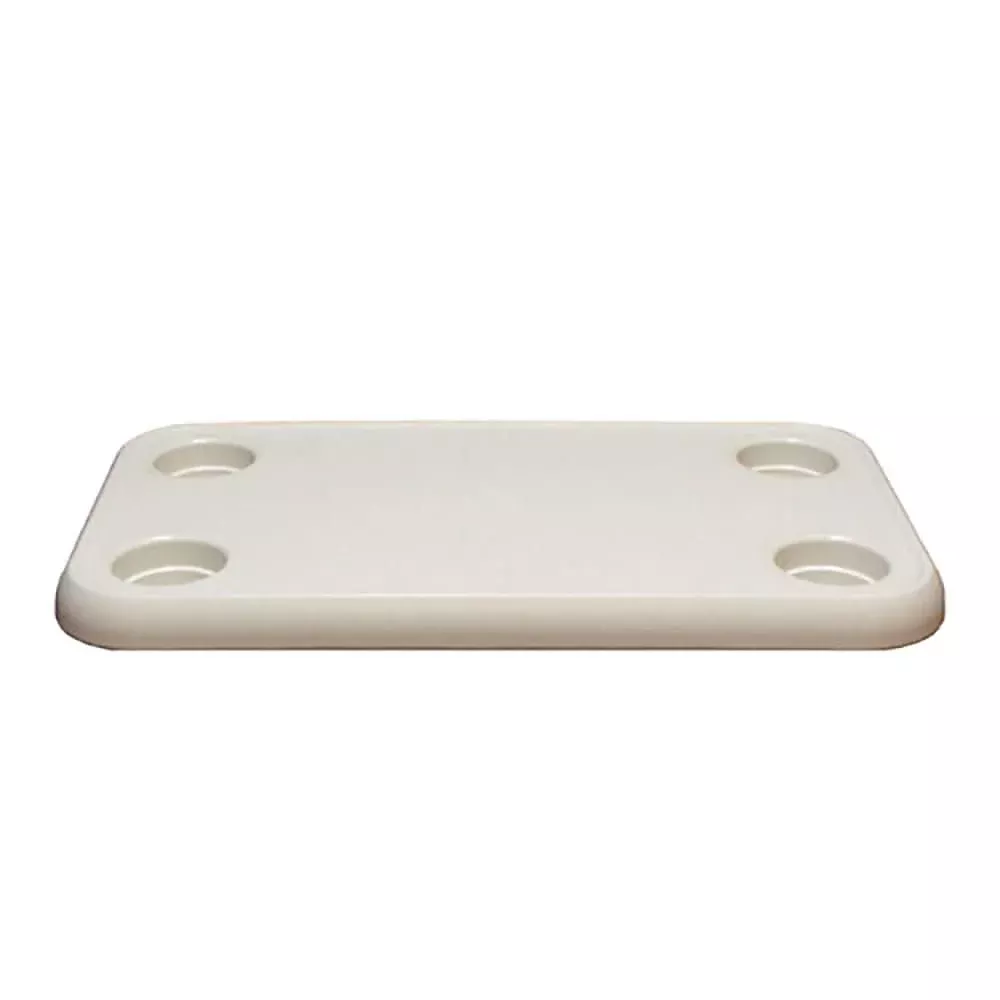 Springfield Marine 15.5 x 27.5 Inch White Rectangular Table Top - Dura