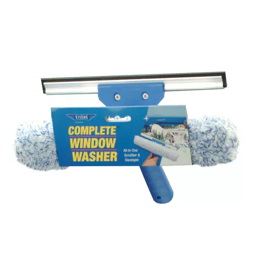 Squeegee/Scrubber Combo, Wide, 10 In.