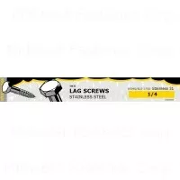 Stainless Steel Hex Lag Screws Assortment - Midwest Collection