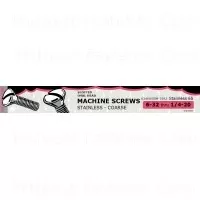 Stainless Steel Oval Head Machine Screws Assortment - Midwest Collection