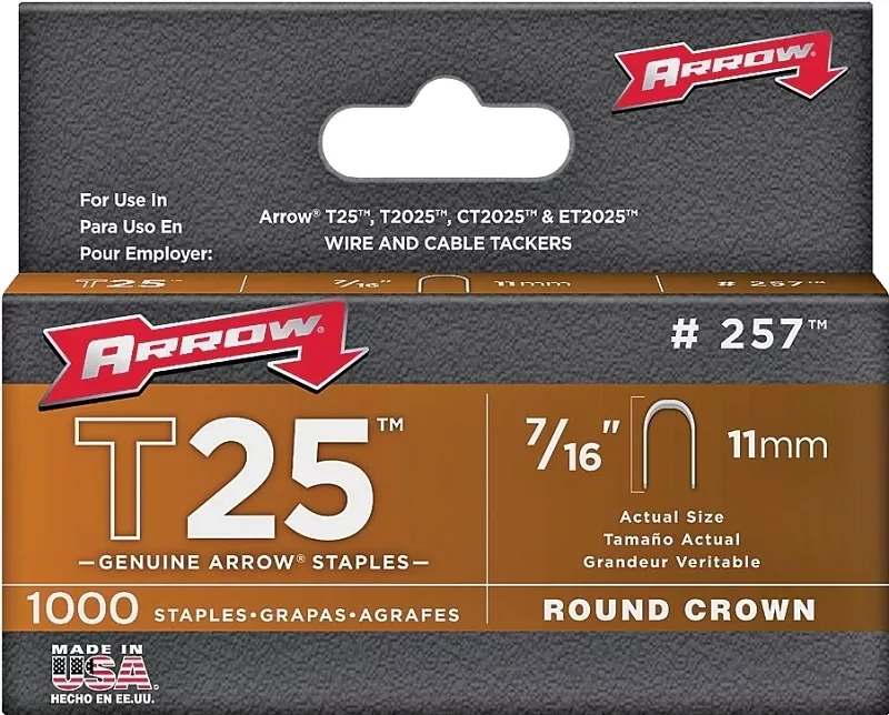 Staples, 7/16-In., 1,000-Pk.