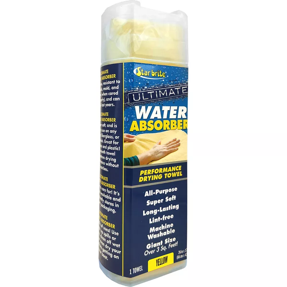 Star brite Ultimate Water Absorber - Performance Drying Towel - Yellow