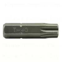 T40 X 1 Star Drive Bit - Durable And Versatile Tool For Various Applications