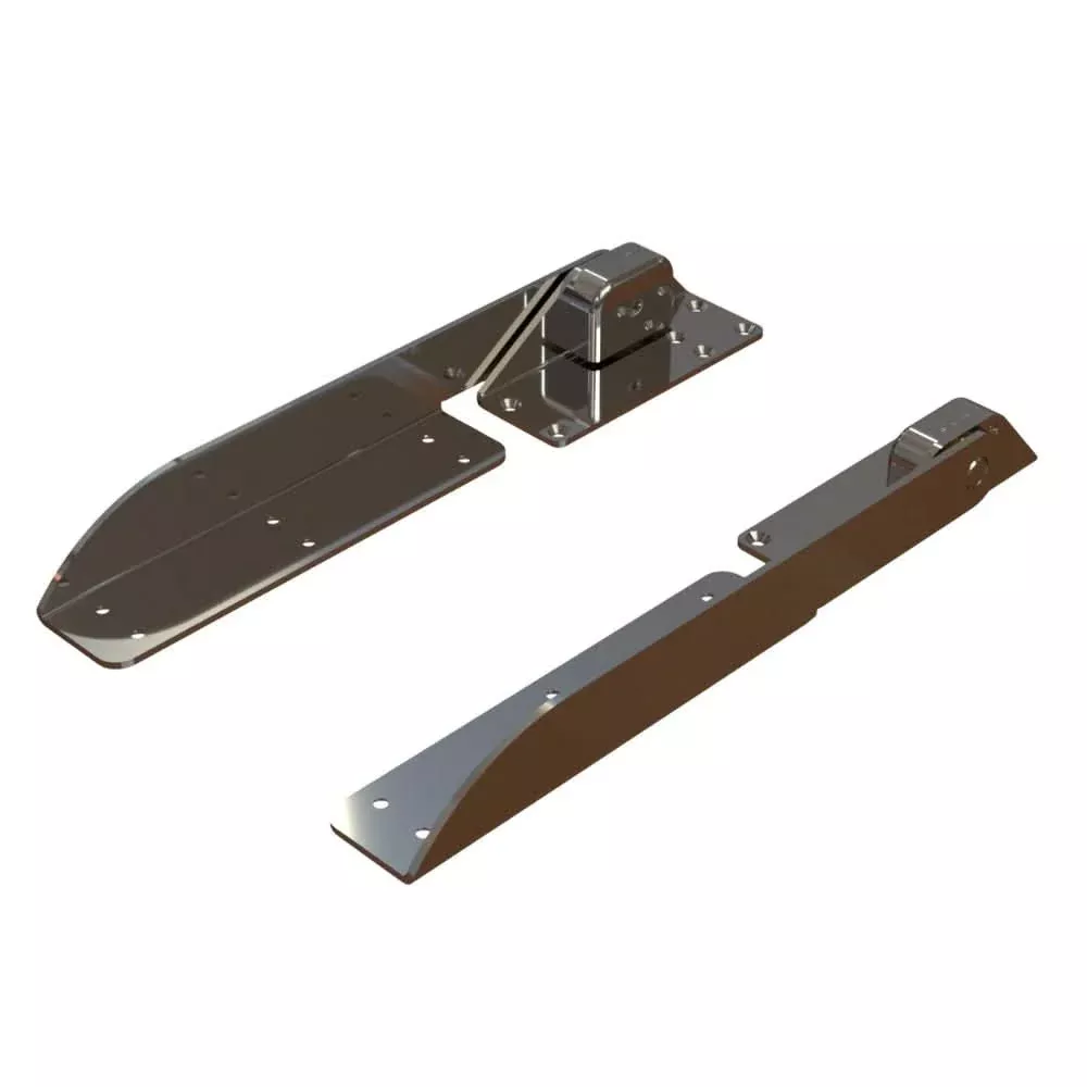 TACO Marine Command Ratchet Hinge - 18-1/2 Inch Polished Stainless Ste