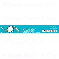 Toilet Seat Hinge Bolt Sets & Bumpers Midwest Assortment - Complete Hardware Kit