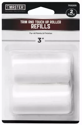 Trim Paint Roller, 3 In., 2-Pk.