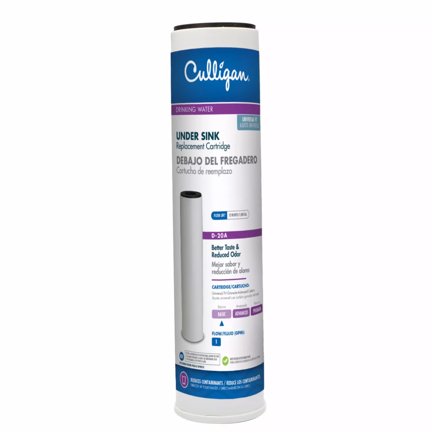 Under-Sink Drinking Water Replacement Cartridge