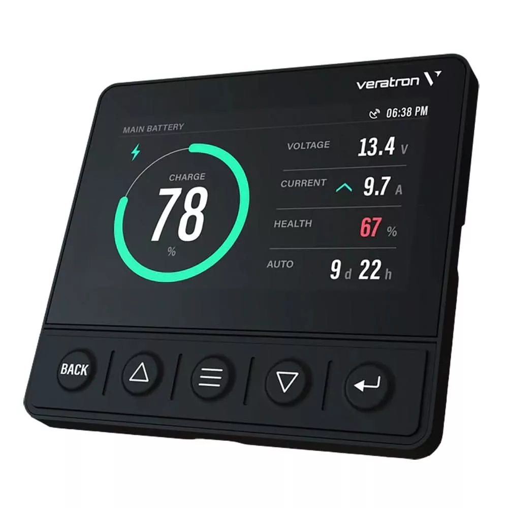 Veratron OL 43 Smart Marine Monitoring TFT Display with NMEA 2000 & J1