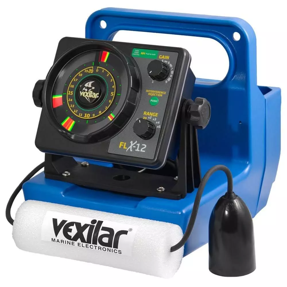 Vexilar FLX-12 Genz Pack with 12 Ice Ducer * Advanced Ice Fishing Sona