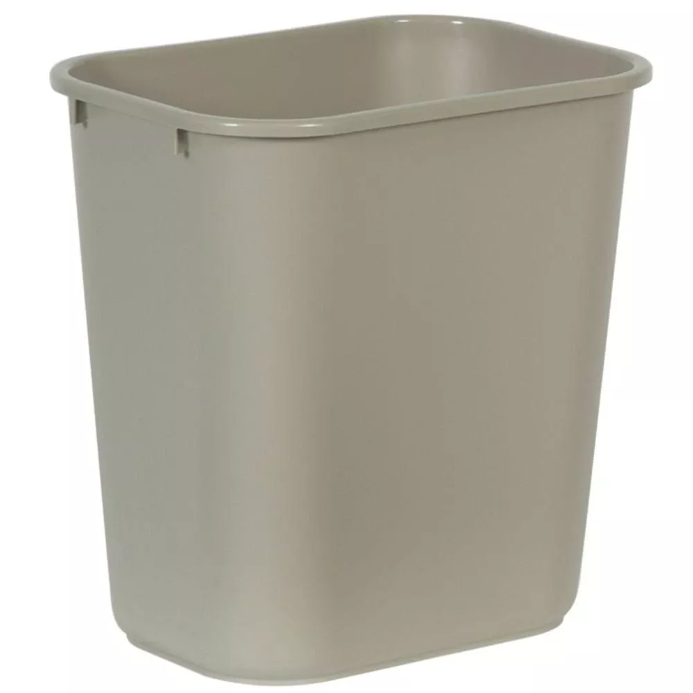 Wastebasket, Commercial Grade, 28-1/8 Qt.
