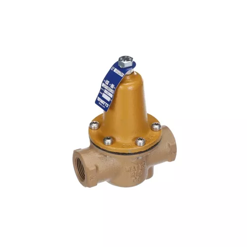 Watts 0121246 3/4" Lead-Free Bronze Water Pressure Regulator w/ Bypass LFN250BZ 20 PSI