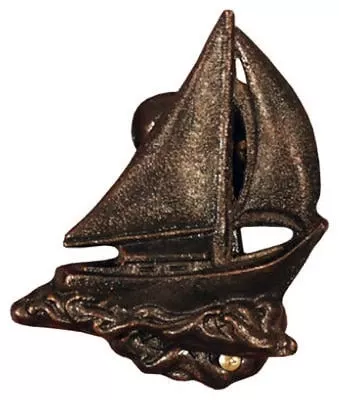 Whitehall 20425 Bronze Solid Brass Sailboat Door Knocker