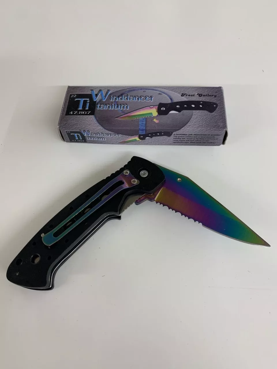 Wind Dancer Titanium Knife, 3-In. Blade