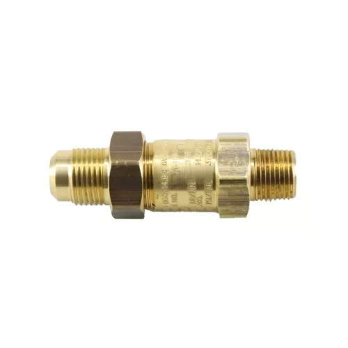 York 022-12045-000 375 PSI 3/8 x 1/2 NPT Female x Flare Pressure Relief Valve